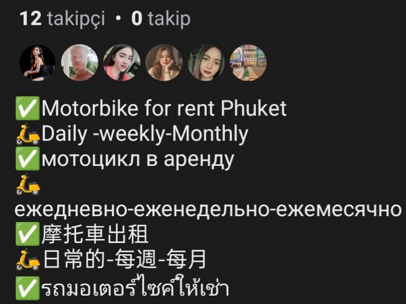 N&T MOTORCYCLE RENT İN PHUKET